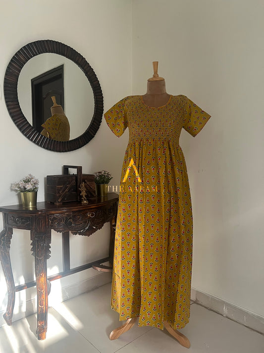 Smocking Comfort Frock - SCF49