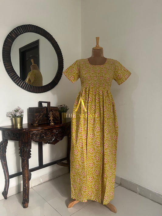 Smocking Comfort Frock - SCF52