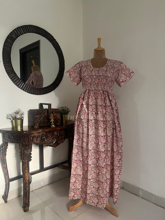 Smocking Comfort Frock - SCF56