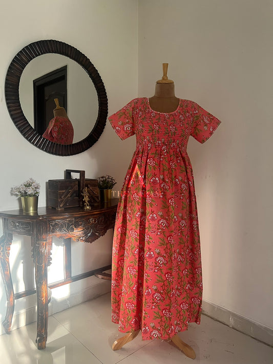 Smocking Comfort Frock - SCF65