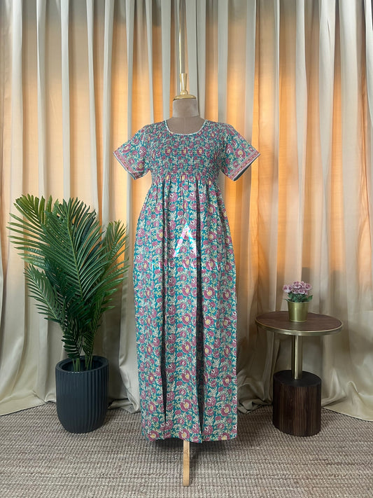 Smocking Comfort Frock - SCF75