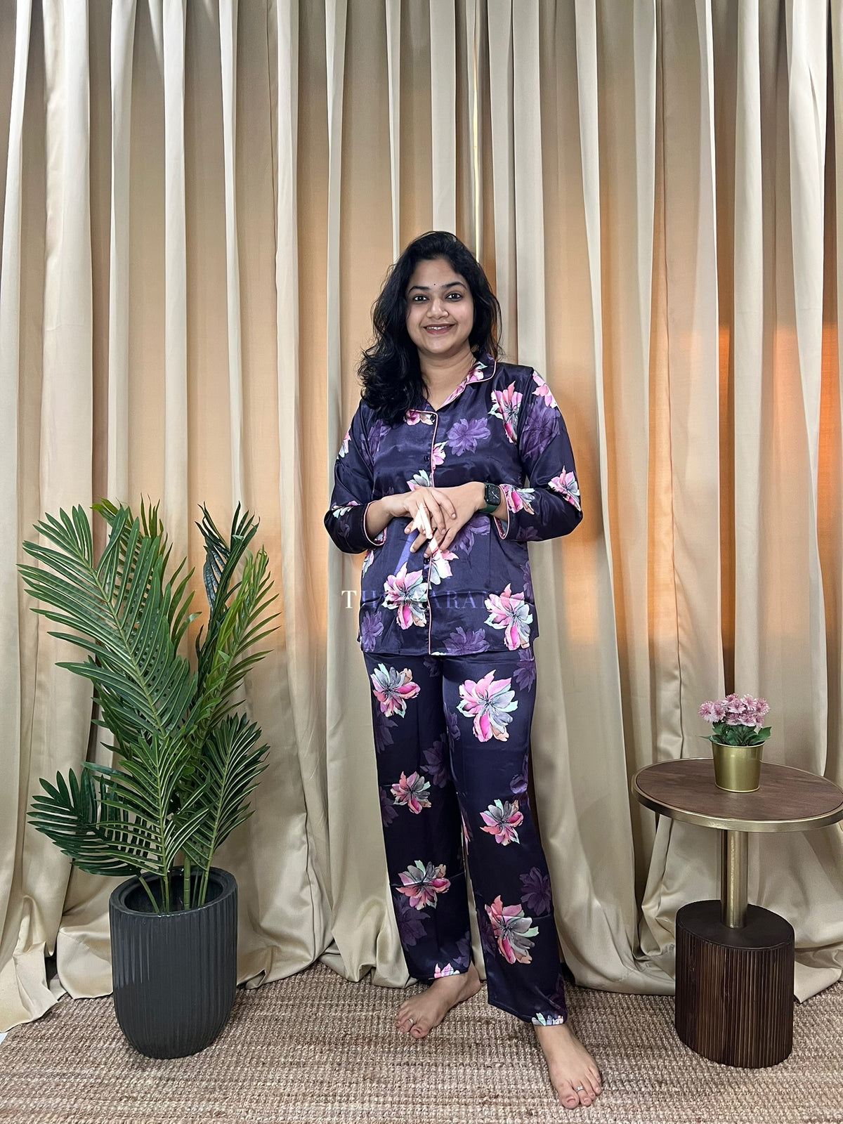 Italian Satin Lounge Set — Livia