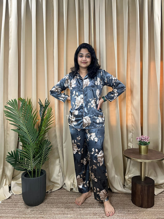 Italian Satin Lounge Set — Vera