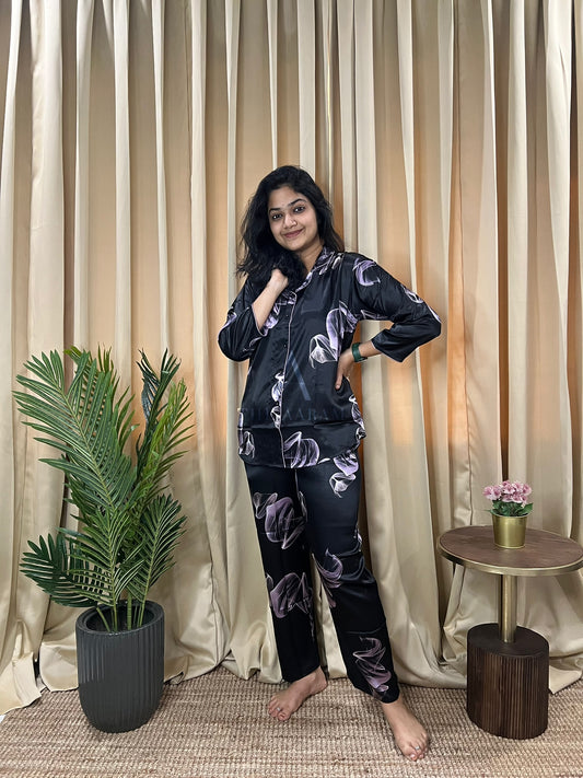 Italian Satin Lounge Set — Bella