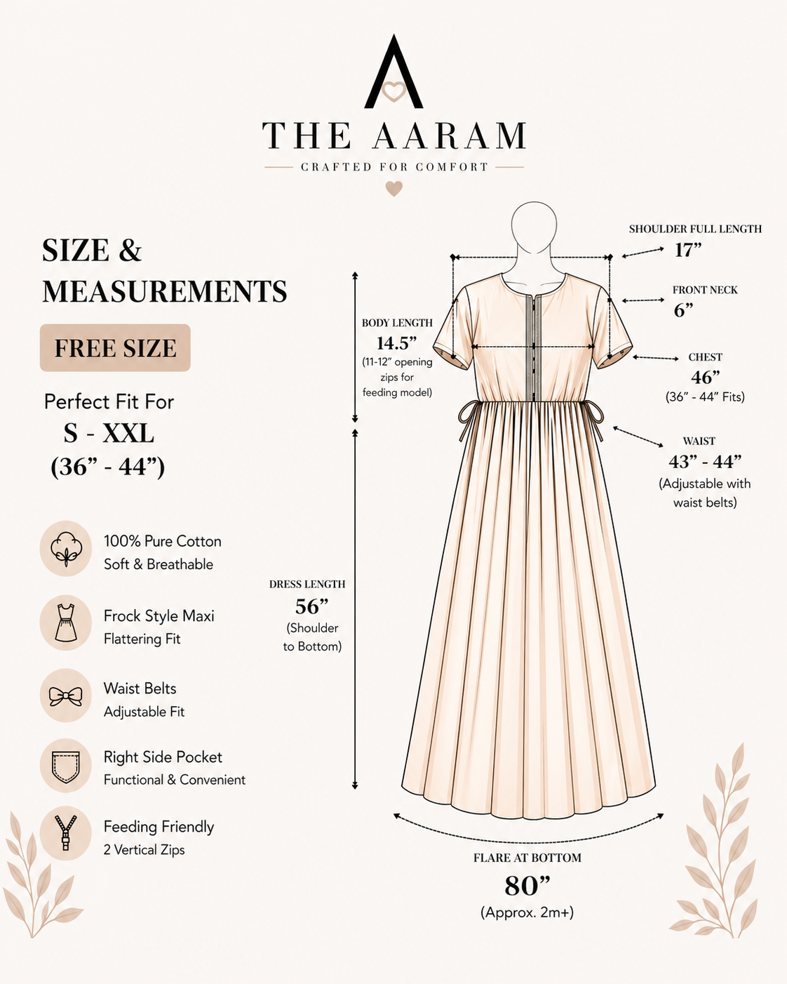 Light Mauve Comfort Maxi