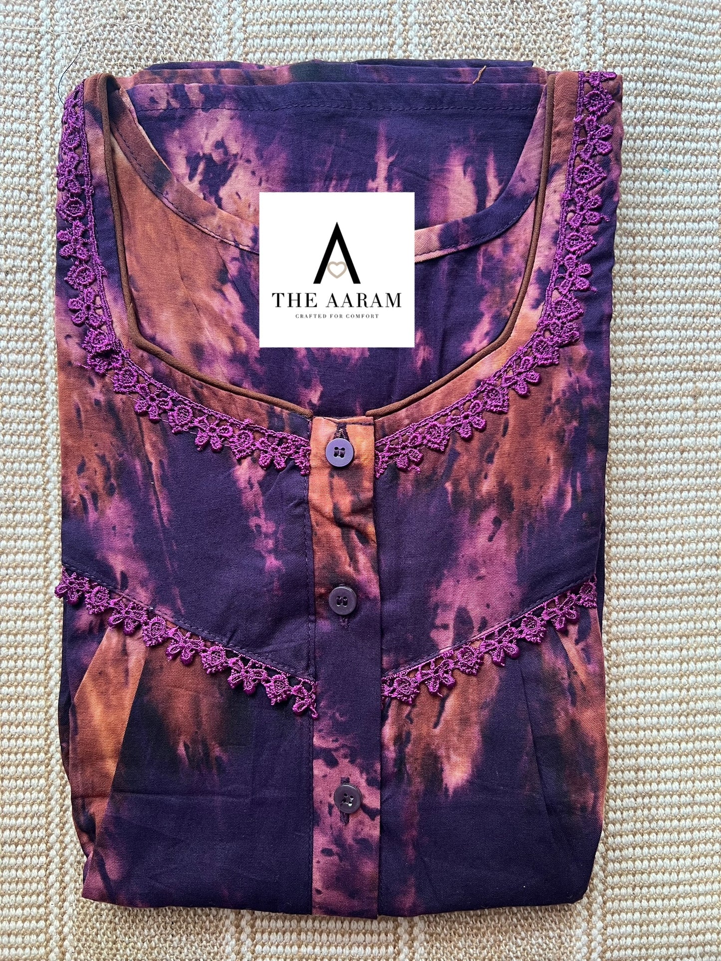 Tie Die Cotton Nighty XL - TD02