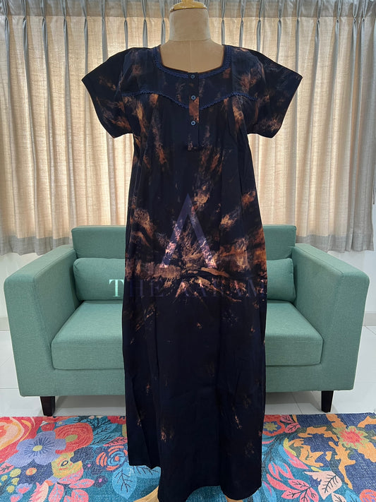 Tie Die Cotton Nighty XL - TD01