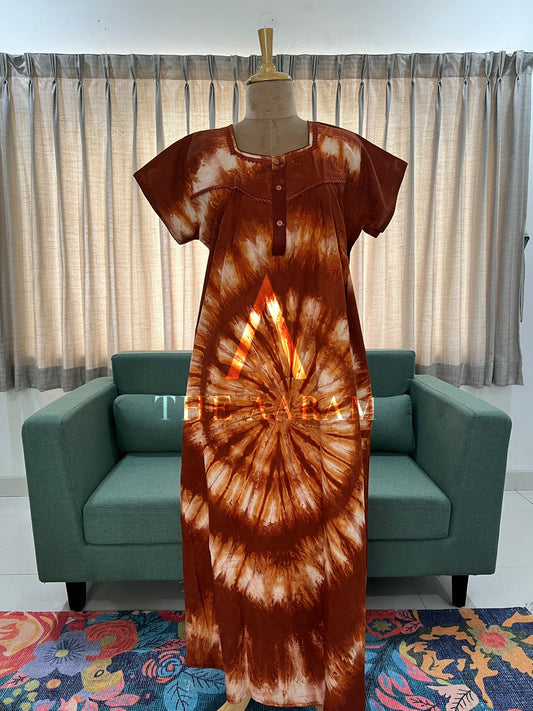 Tie Die Cotton Nighty XL - TD06