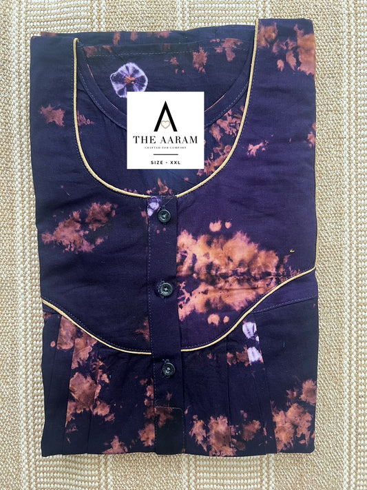 Tie-Dye Cotton Nighty XXL – 03
