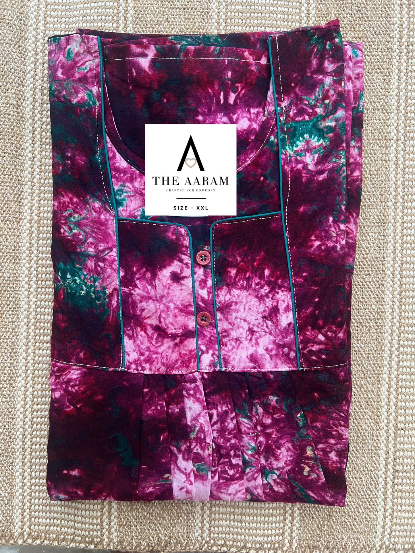 Shibori Cotton Nighty XXL – SCN02