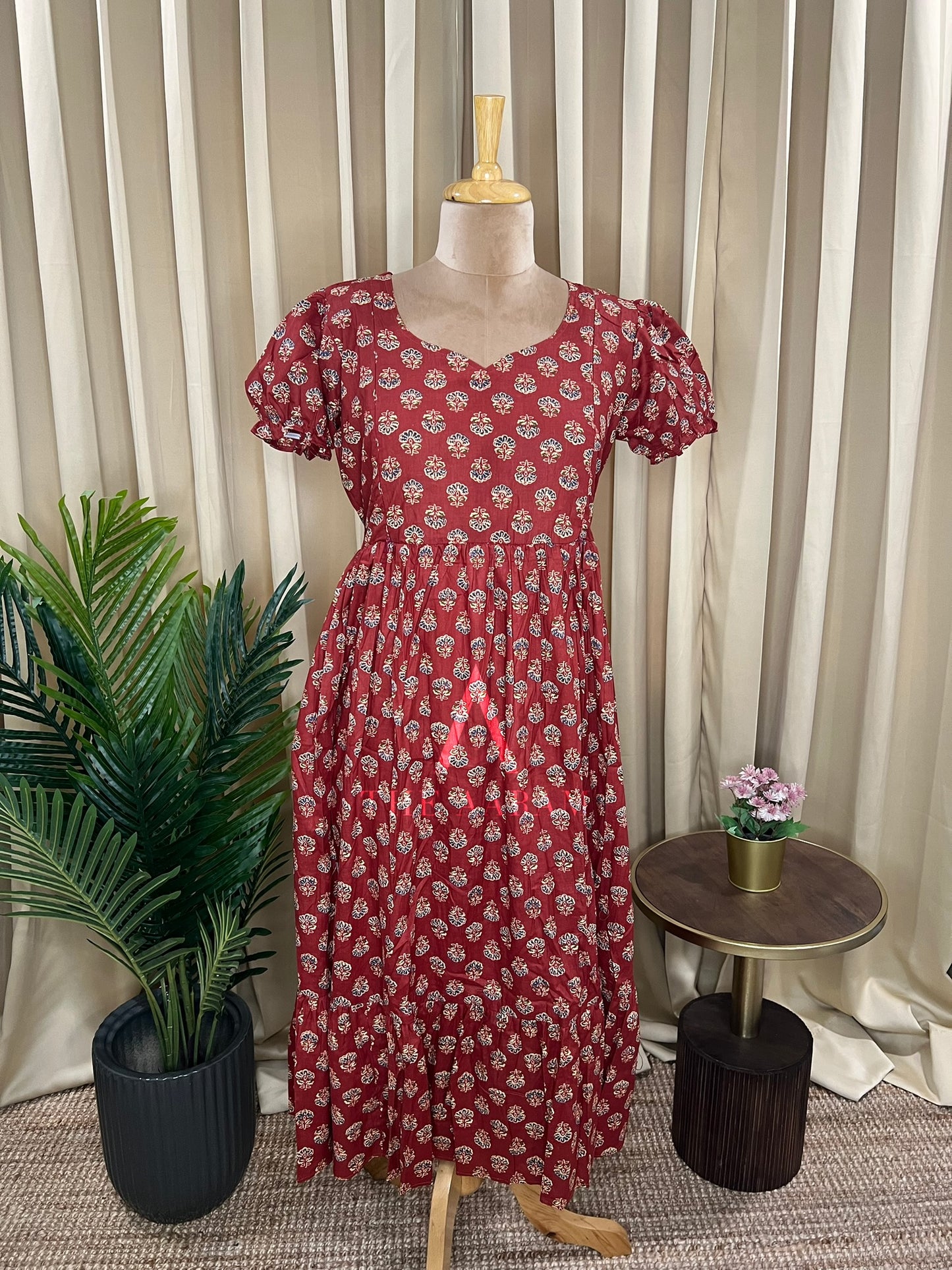 Terracotta Bloom Feeding Frill Frock