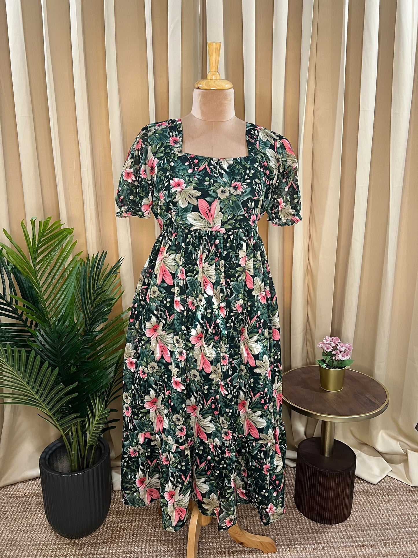 Georgette Feeding Frill Frock - 02