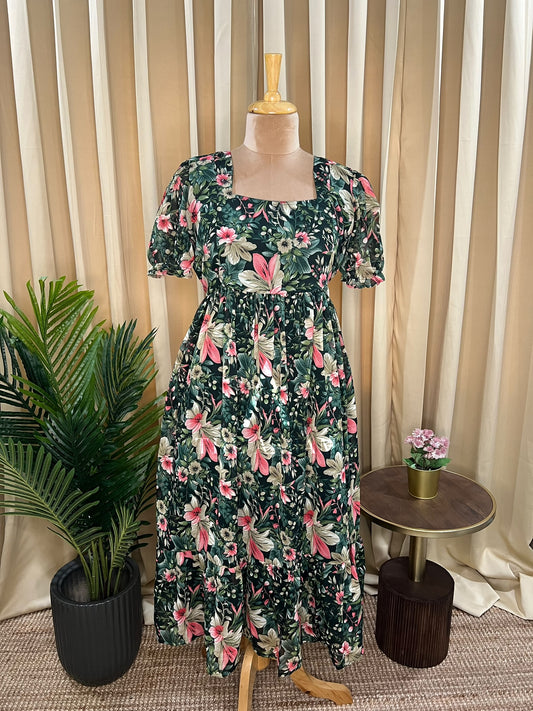 Georgette Feeding Frill Frock - 02