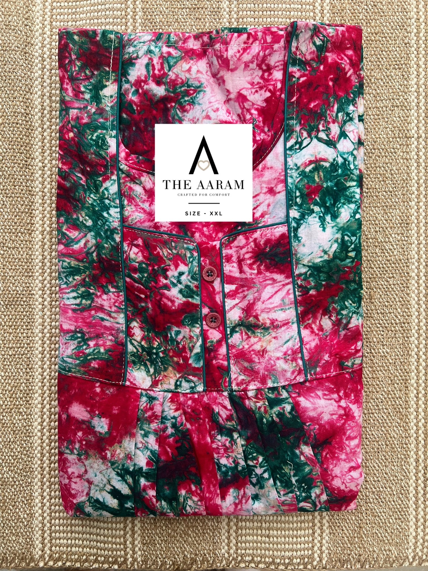 Shibori Cotton Nighty XXL – SCN03