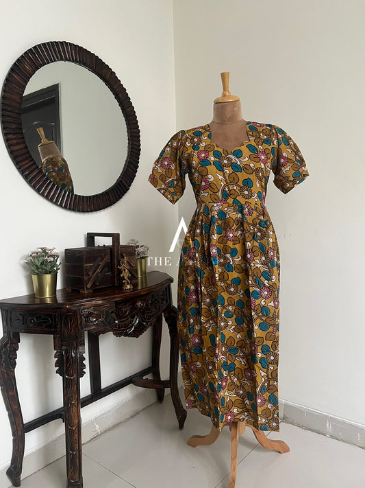 Kalamkari Cotton Frock - KCF06