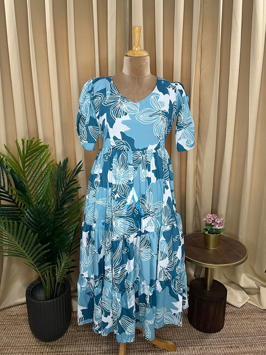 Delta Crepe Feeding Frock - 03
