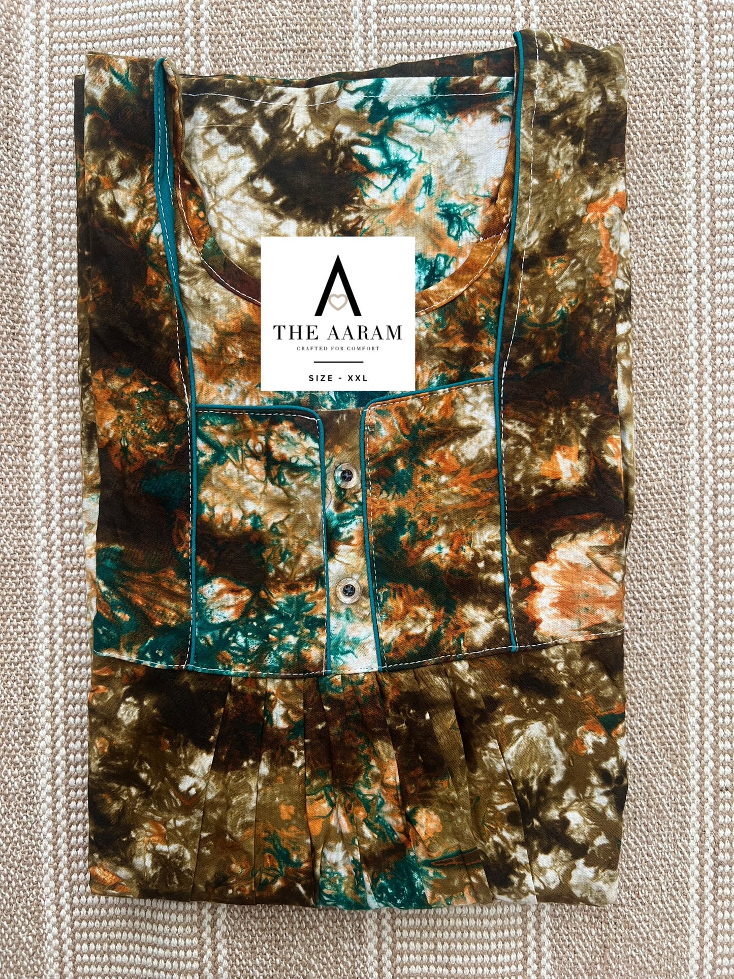 Shibori Cotton Nighty XXL – SCN05