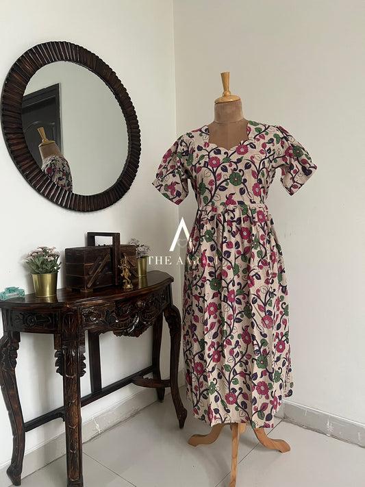 Kalamkari Cotton Frock - KCF02