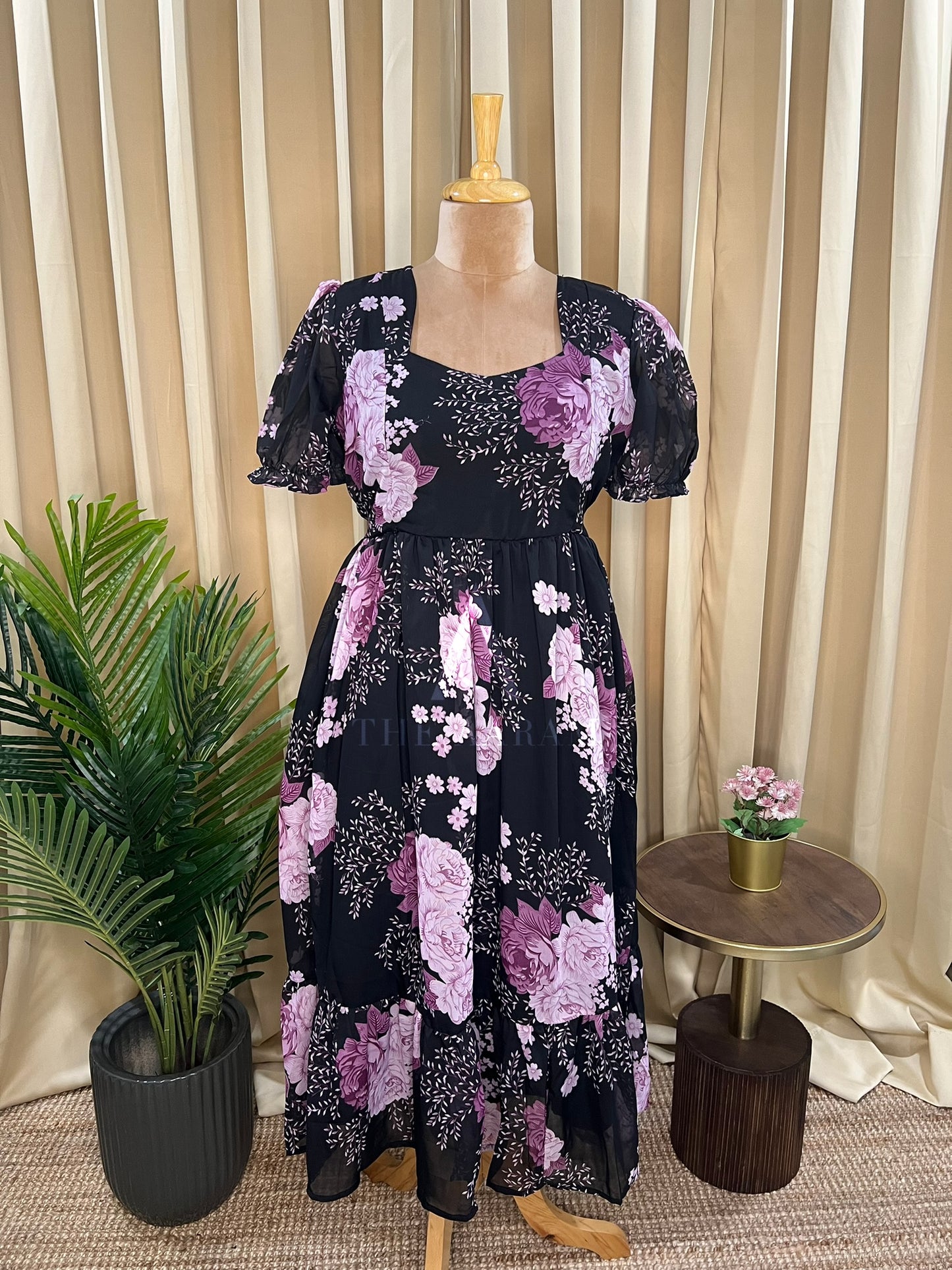 Georgette Feeding Frill Frock - 06