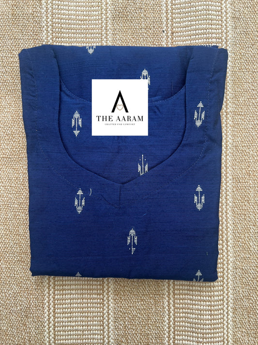 Raw Silk Straight-Cut Kurti - 07