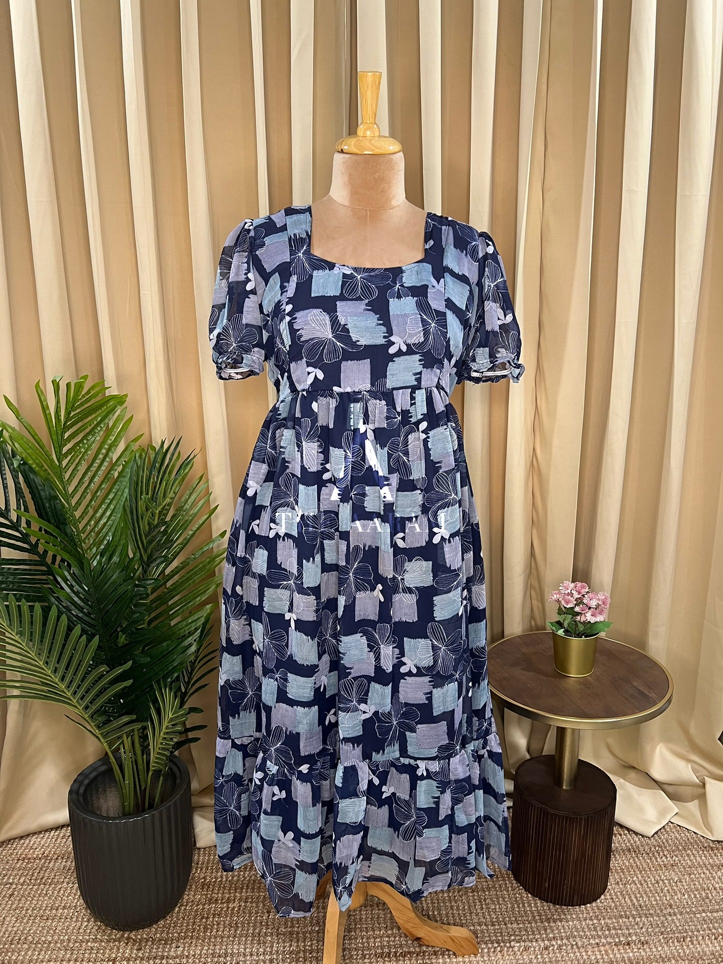 Georgette Feeding Frill Frock - 07