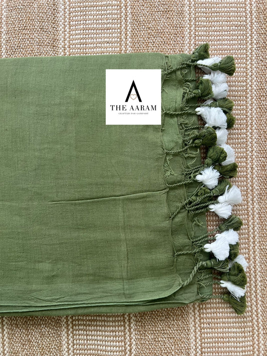 Tulsi Khadi Mulmul Saree