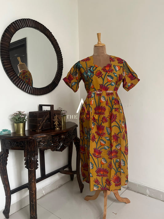 Kalamkari Cotton Frock - KCF05