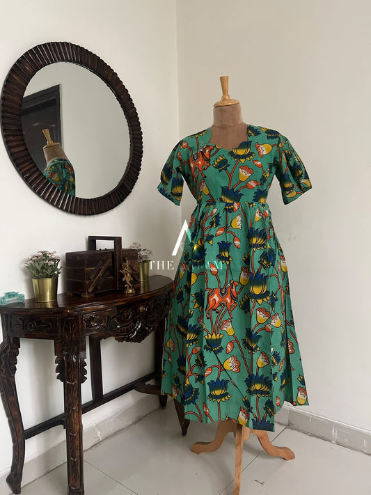 Kalamkari Cotton Frock - KCF03